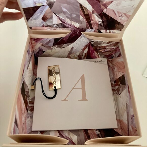 Adornmonde Paper Clip Pave Earrings, 14K Gold Plated Sterling Silver - Picture 6 of 8